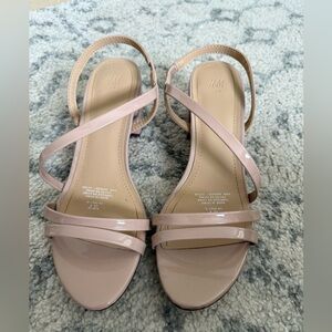 H&M Women's Blush Strappy Dress Sandals